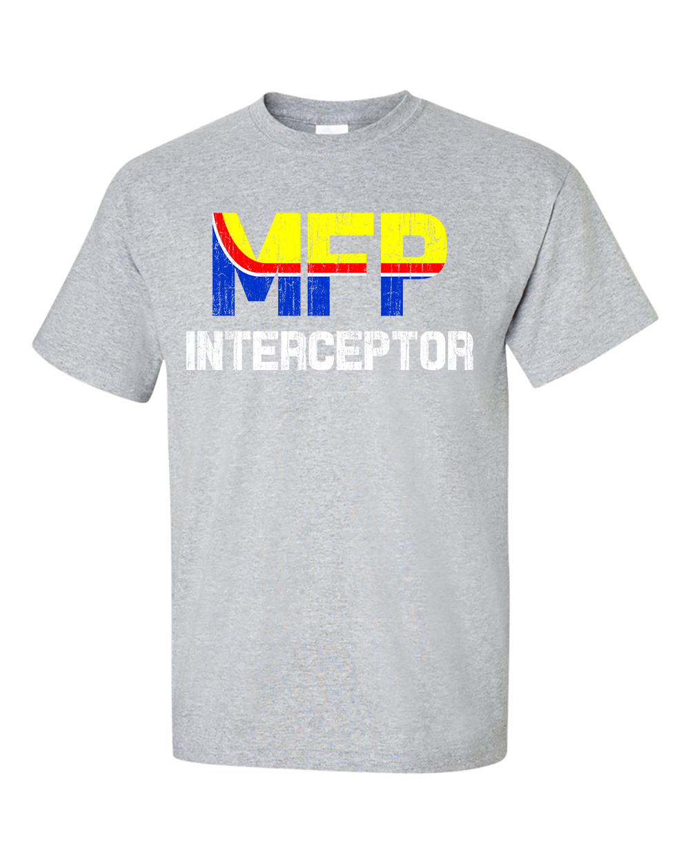 Mad Max Inspired MFP Interceptor Main Force Patrol Retro Movie V8 Car T-Shirt