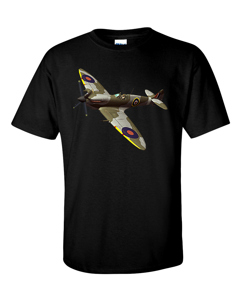 Spitfire Fighter Aircraft WW2 RAF T-Shirt