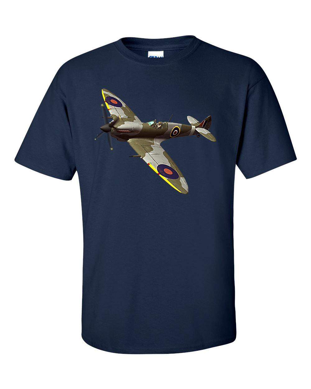 Spitfire Fighter Aircraft WW2 RAF T-Shirt