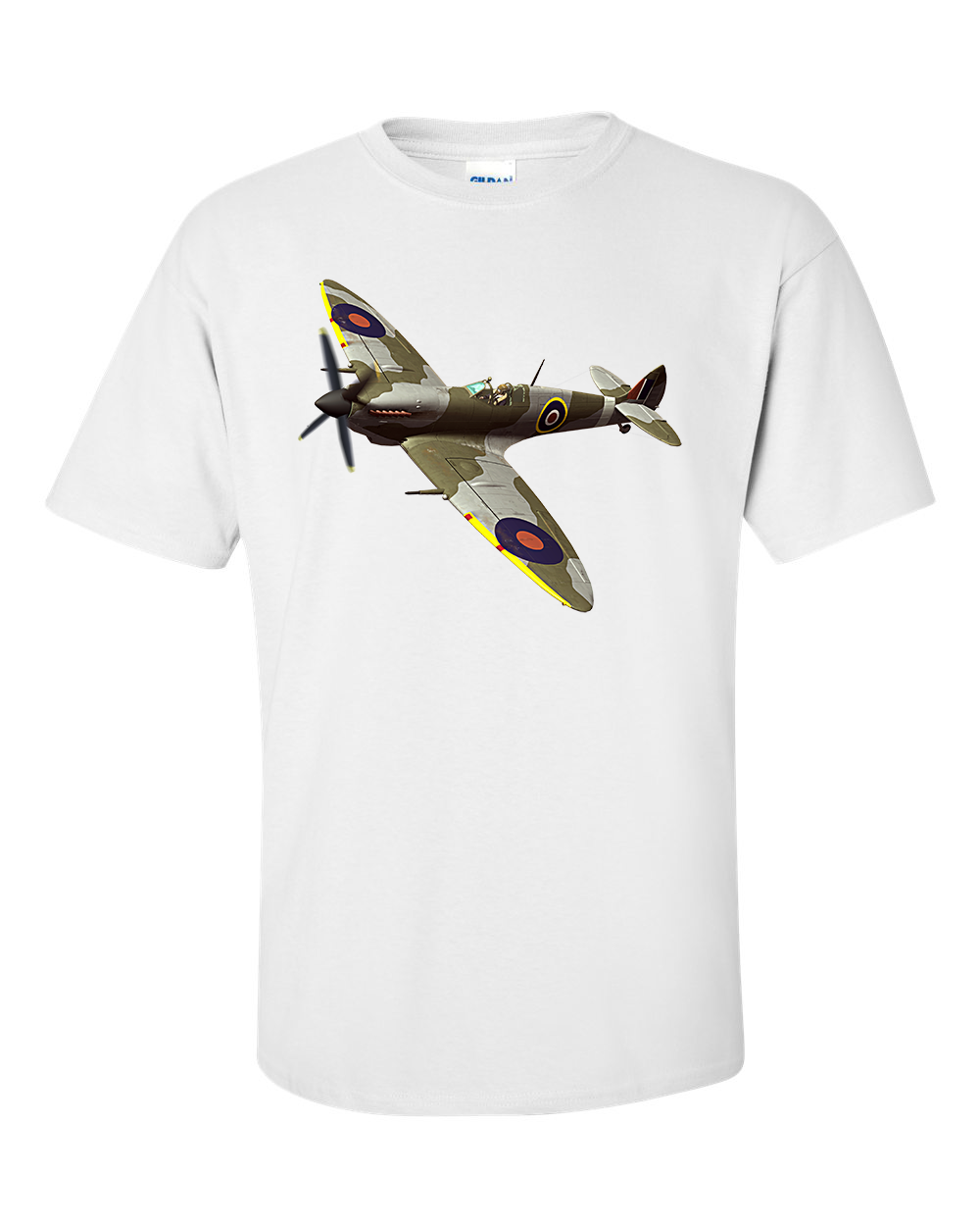 Spitfire Fighter Aircraft WW2 RAF T-Shirt