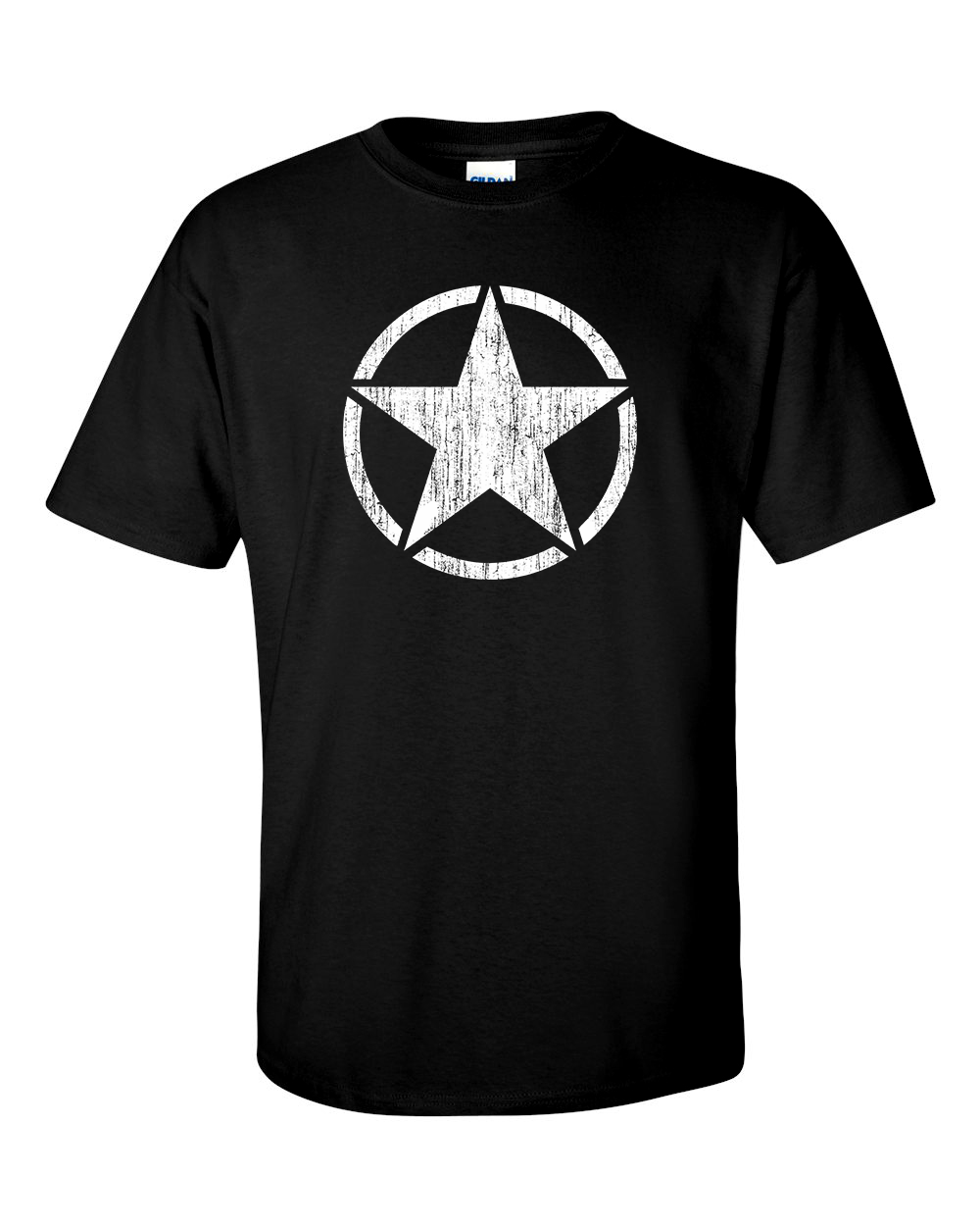 Distressed US Army WW2 White Star Allies T-Shirt