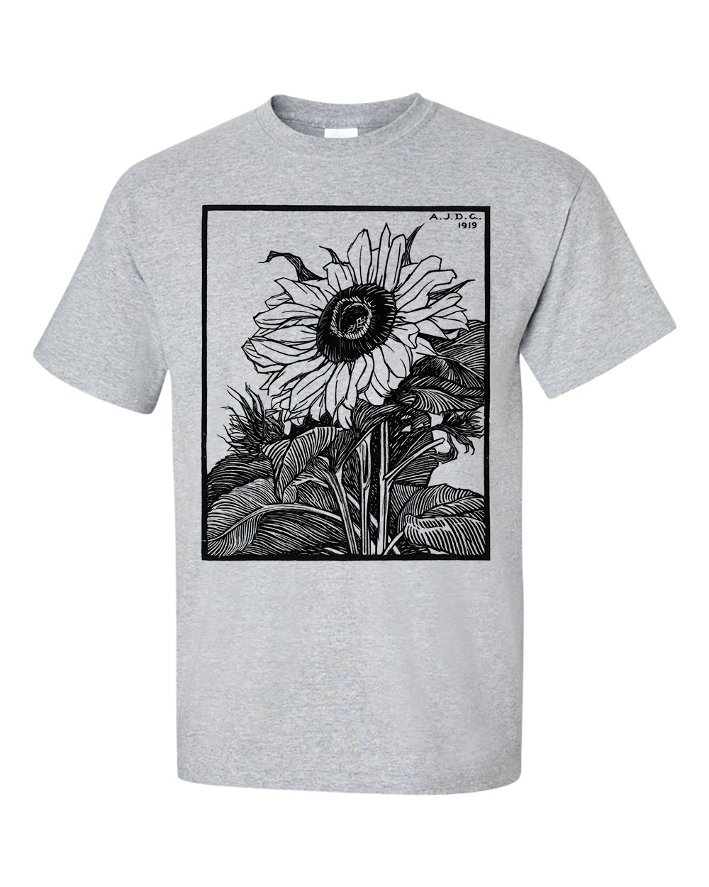 Sunflower by Julie de Graag Fine Art T-Shirt