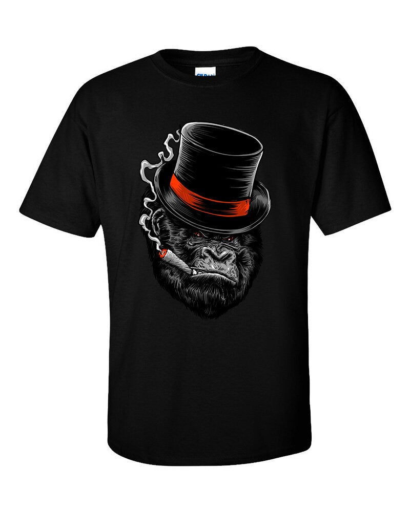 Like A Boss Cigar Smoking Gorilla T-Shirt