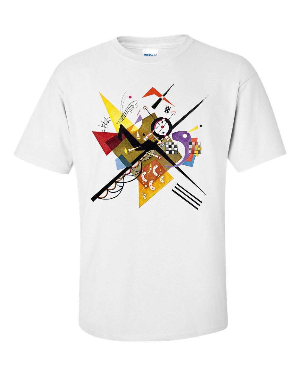 On White II By Wassily Kandinsky Fine Art T-Shirt