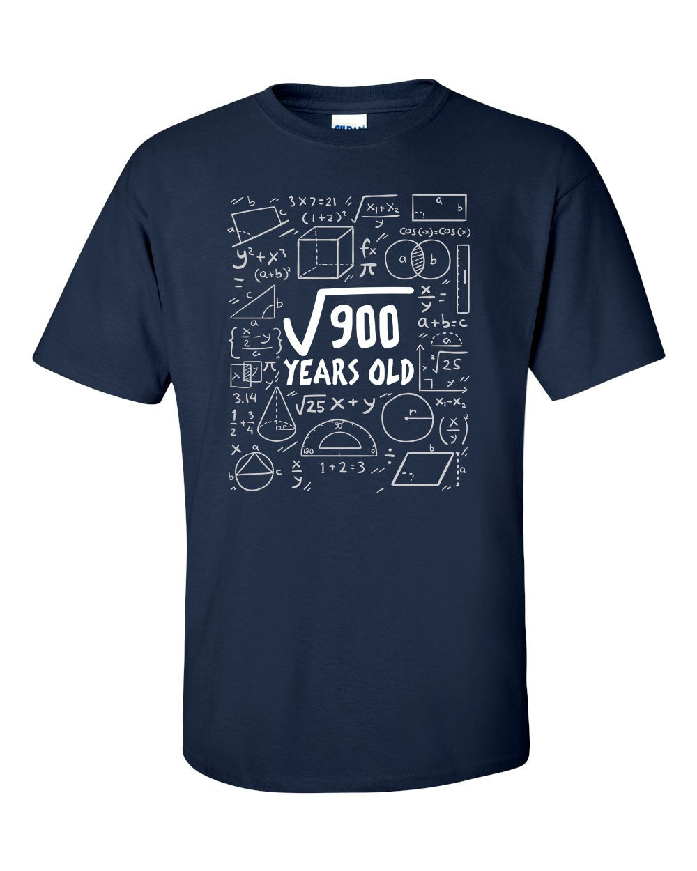 Square Root of 900 30 Year Old 30th Thirty Birthday Gifts  Math T-Shirt