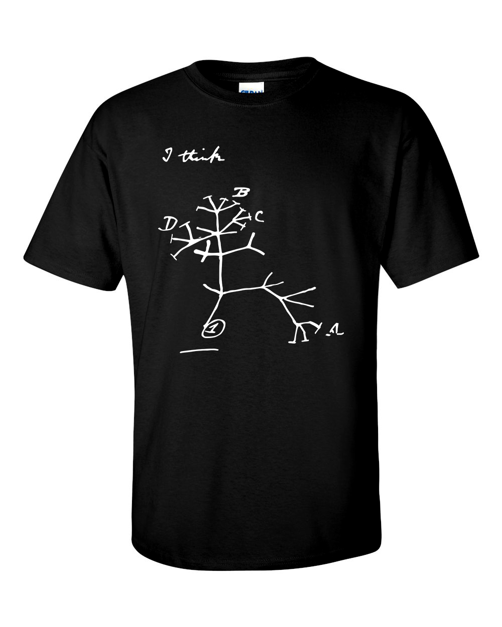 Darwin's Tree Of Life, "I Think", Evolution T-Shirt