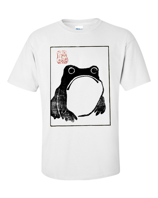 Matsumoto Hoji Sad Unimpressed Depressed Frog Toad Drawing T-Shirt