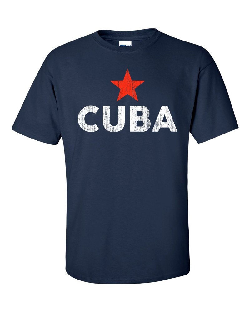 Cuba Distressed Logo  T-Shirt